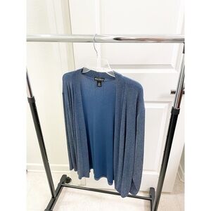 Made in Heaven blue/white textured cardigan